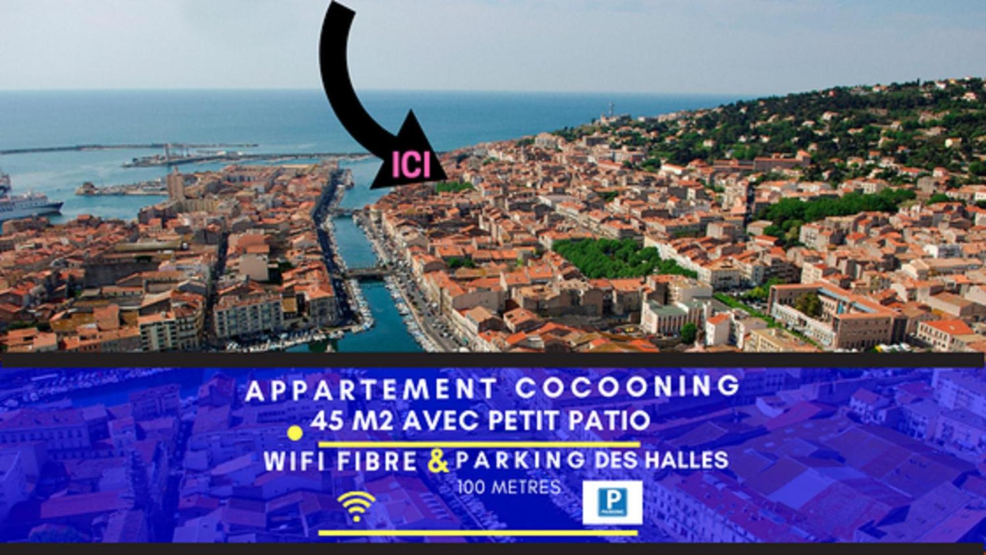 Splendide T2 Neuf Coocoonig Avec Petit Patio Apartment Sete Ngoại thất bức ảnh