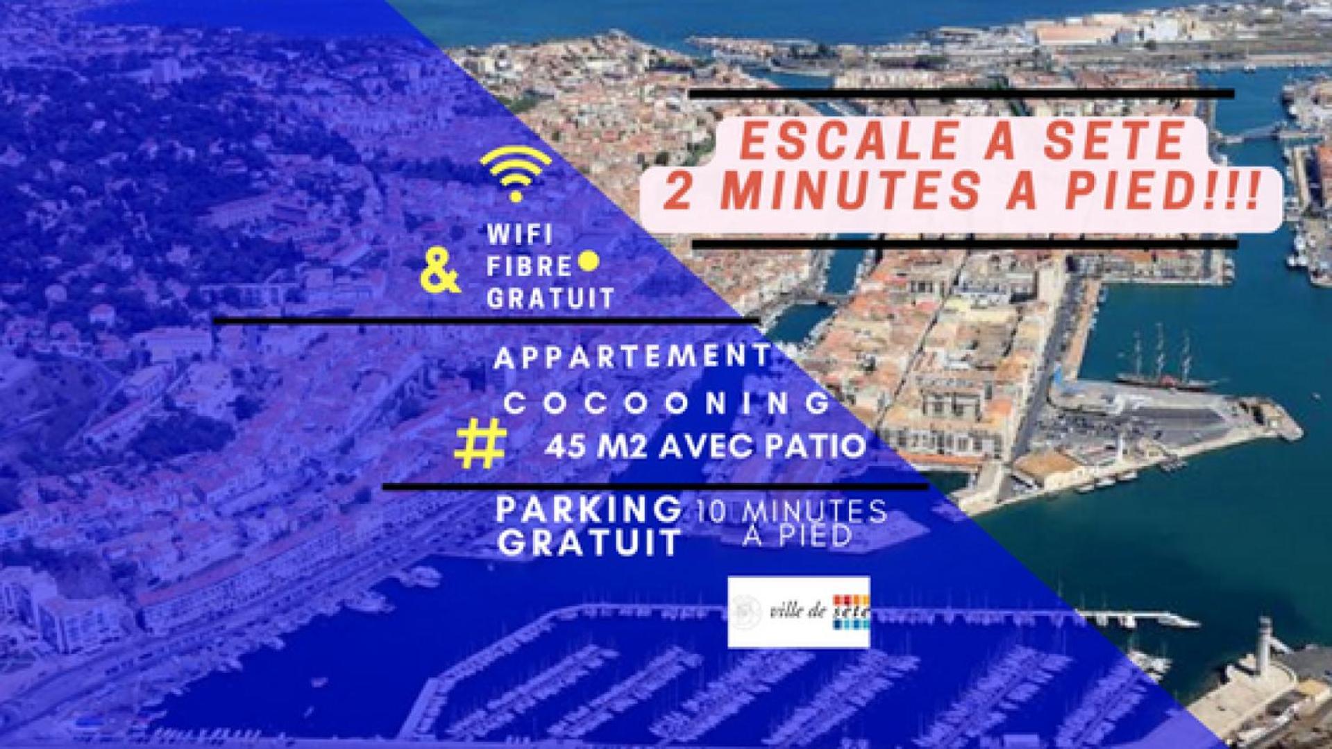 Splendide T2 Neuf Coocoonig Avec Petit Patio Apartment Sete Ngoại thất bức ảnh